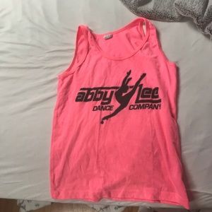 Abby Lee pink tank top